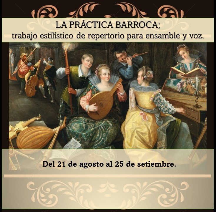 Afiche difusión curso EP a cargo de Beatriz Lozano