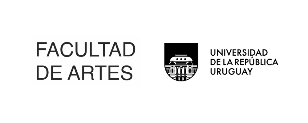 Logo FACULTAD DE ARTES en dos líneas + logo Udelar